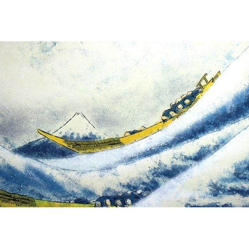 Hommage à Hokusai – CONI - Sérigraphie